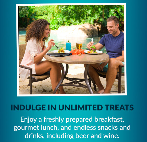 INDULGE IN UNLIMITED TREATS