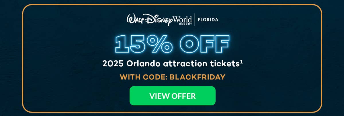 15% OFF 2025 Orlando attraction tickets(1)