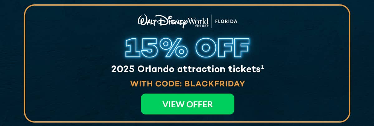 15% OFF 2025 Orlando attraction tickets(1)