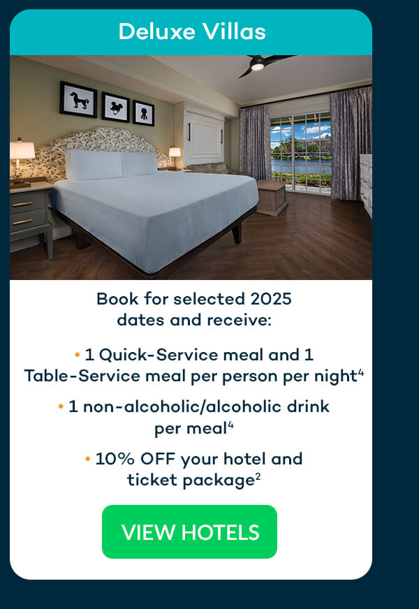 Benefits for Deluxe Villas