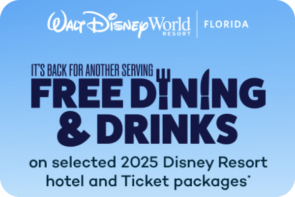 FREE Disney Dining and Drinks