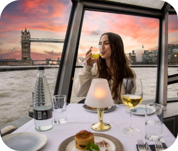 Dinner on the River Thames