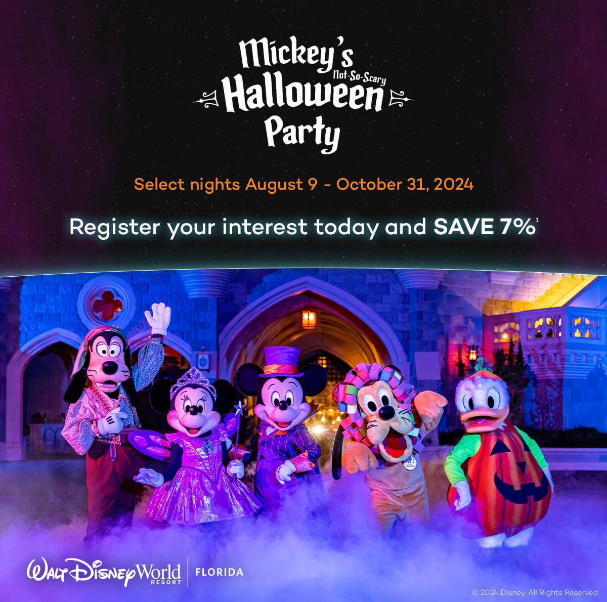Mickey's Not So Scary Halloween Party at Magic Kingdom Park