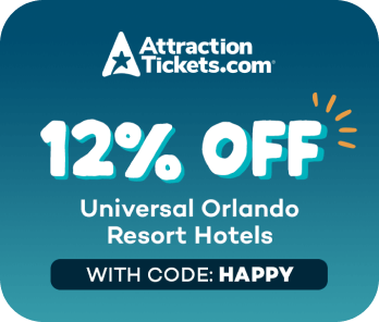 12% off Universal Orlando Resort Hotels with code HAPPY
