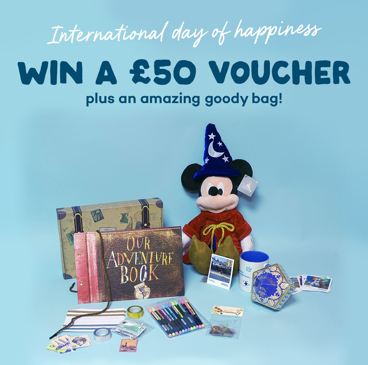 Win a £50 voucher plus an amazing goody bag!