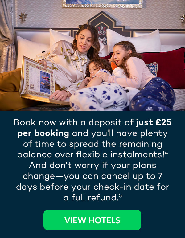 £25 deposit option per booking