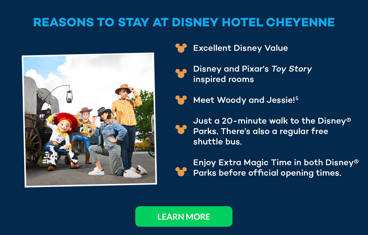 Reasons to stay at Disney Hotel Cheyenne