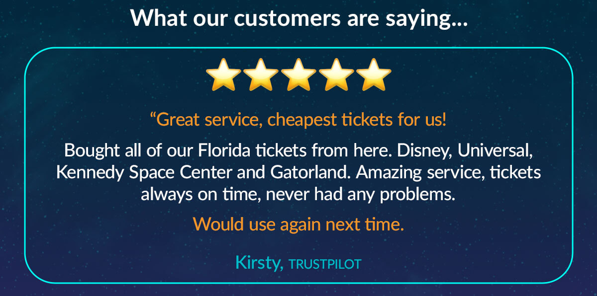  Great Service, cheapest tickets for us!