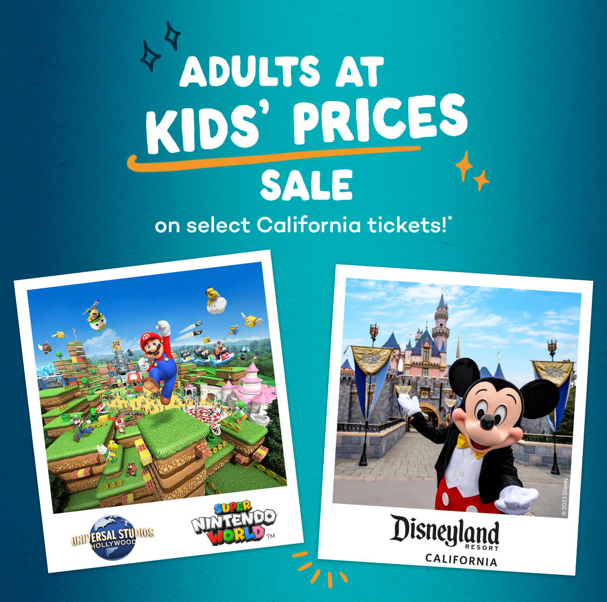Adult Tickets at Kids' Prices