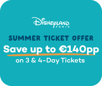 Disneyland Paris Summer Ticket Offer - SAVE up to €124 per person