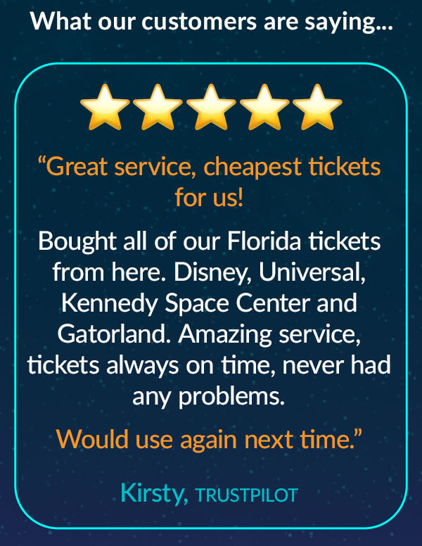  Great Service, Cheapest tickets for us!