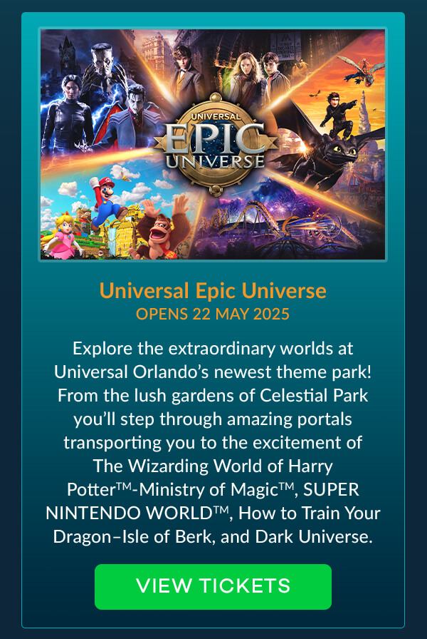 Universal Epic Universe - Opens 22 May 2025