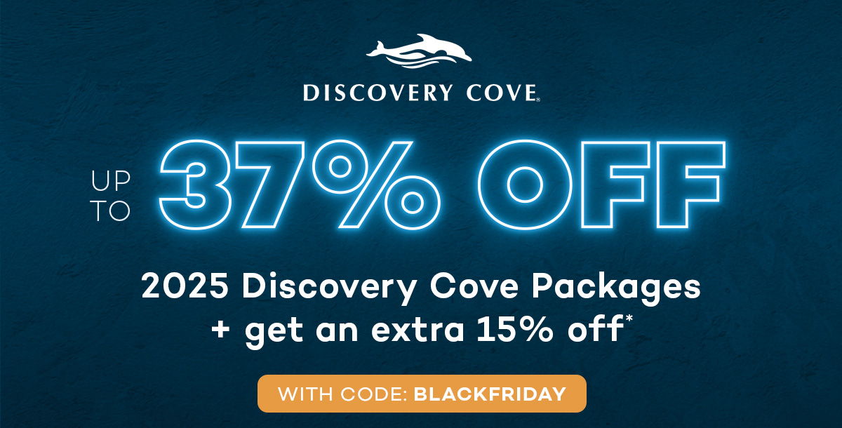 Up to 37% off 2025 Discovery Cove Packages