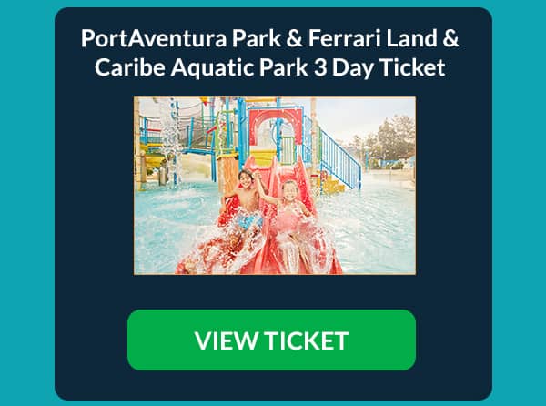 PortAventura Park, Ferrari Land & Caribe Aquatic Park Ticket 3 Day Ticket