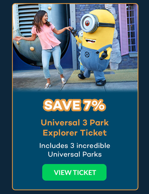 Universal 3 Park Explorer Ticket