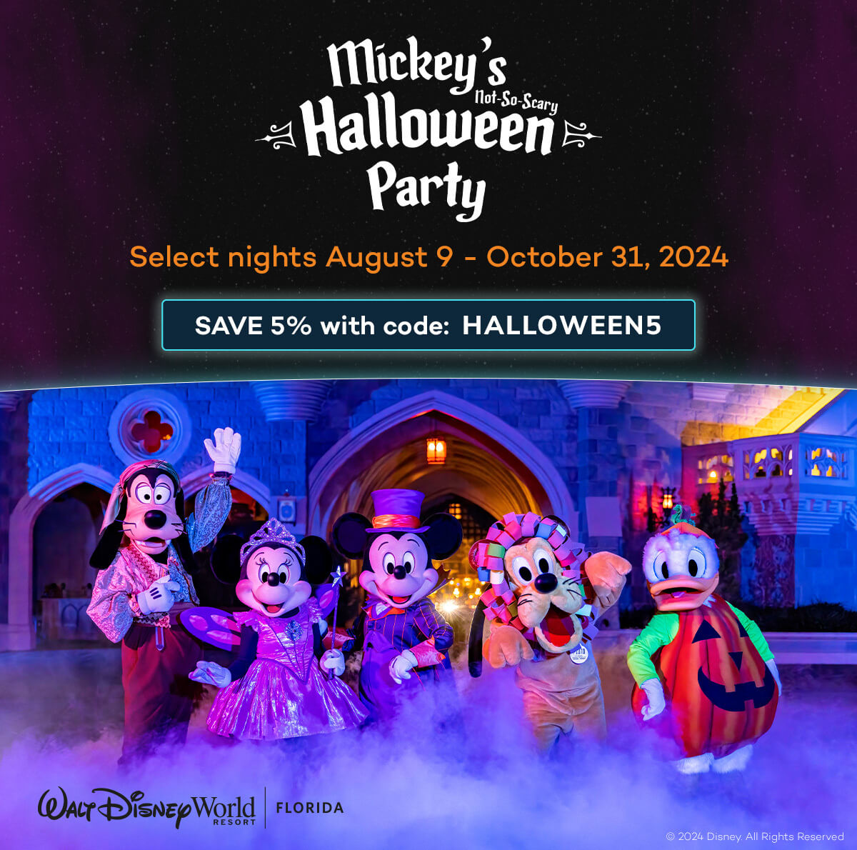 Mickey's Not So Scary Halloween Party at Magic Kingdom Park