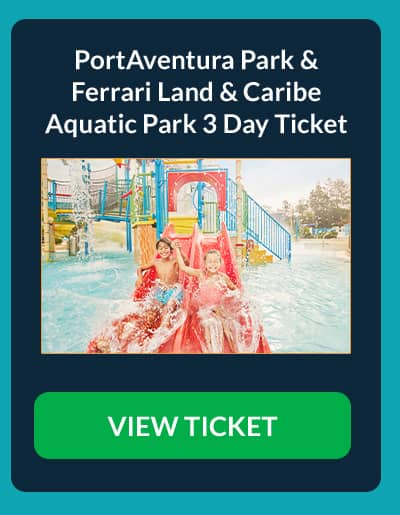 PortAventura Park, Ferrari Land & Caribe Aquatic Park Ticket 3 Day Ticket
