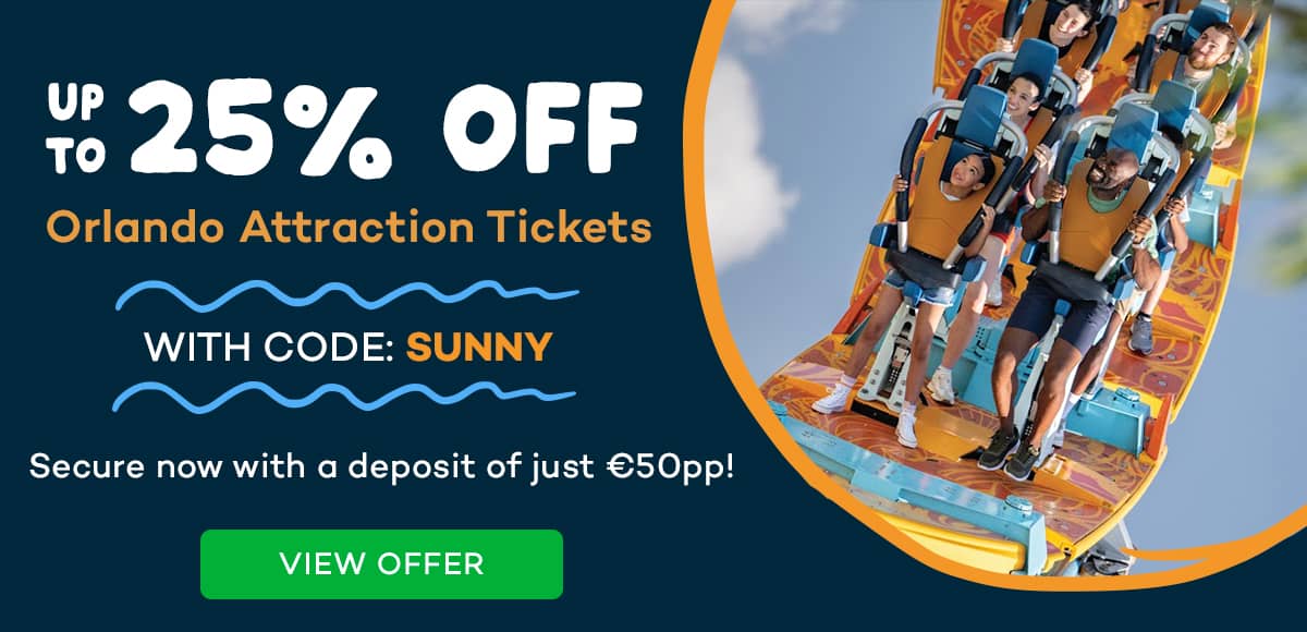 Up to 25% OFF Orlando Attraction Tickets WITH CODE: SUNNY