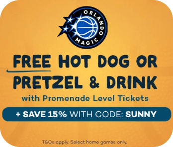 Free Food & Drink with Orlando Magic Ticket