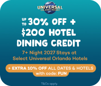 Save up to 30% at Universal Orlando Resort Hotels + Get a $200 Dining Credit