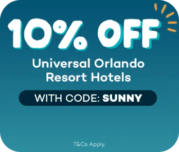10% OFF Universal Orlando Resort Hotels with code SUNNY
