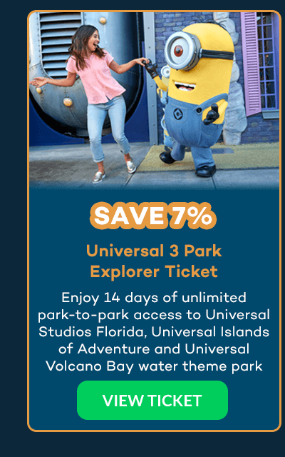 Universal 3 Park Explorer Ticket