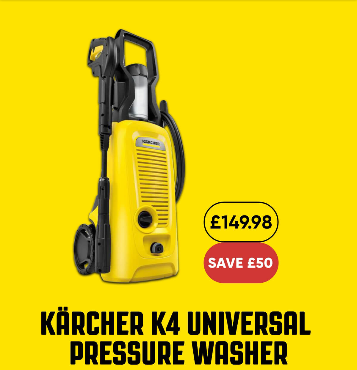 Kärcher K4 Universal Pressure Washer 130 bar