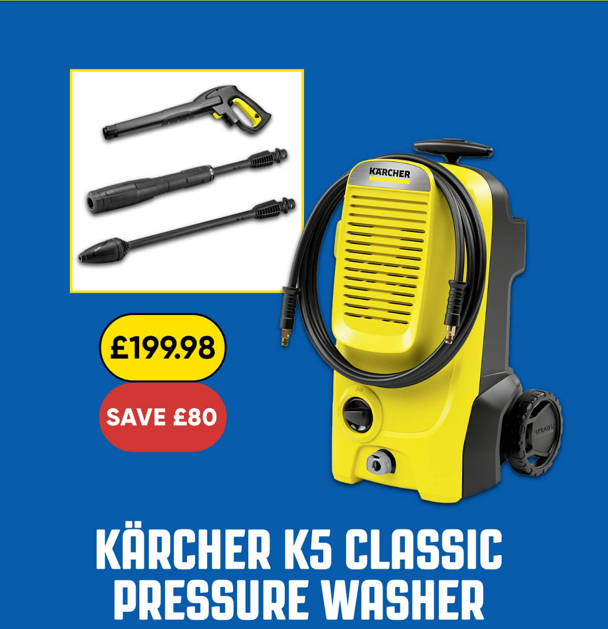 Kärcher K5 Classic Pressure Washer 145 bar