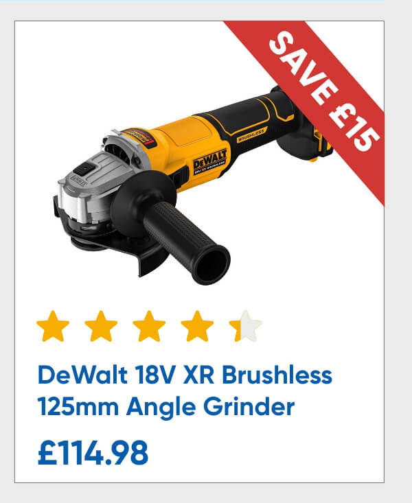 DeWalt DCG407N-XJ 18V XR Brushless 125mm Angle Grinder Body Only