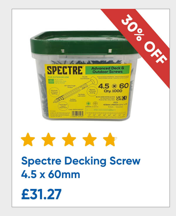 Spectre Decking Screw 4.5 x 60mm