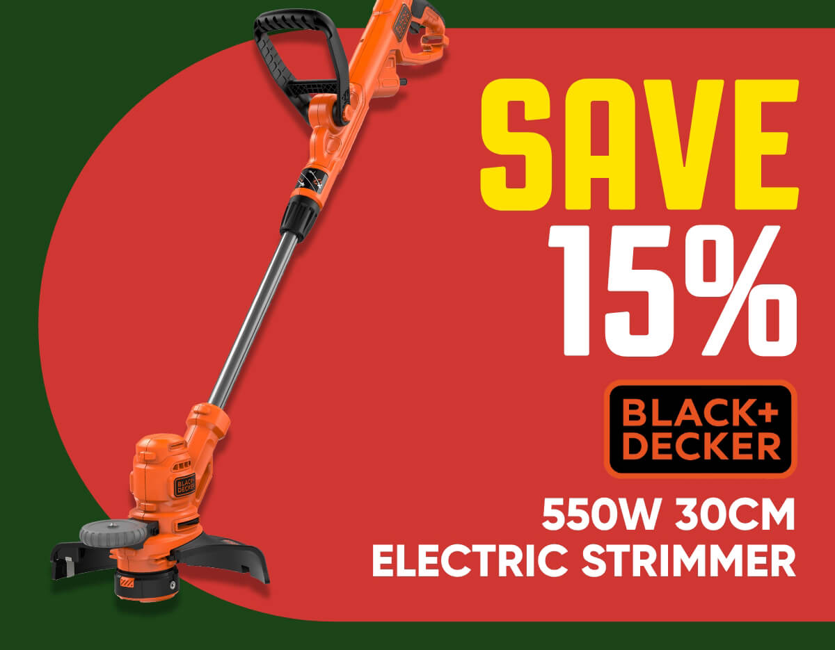 Black & Decker 550W 30cm Electric Strimmer 230V