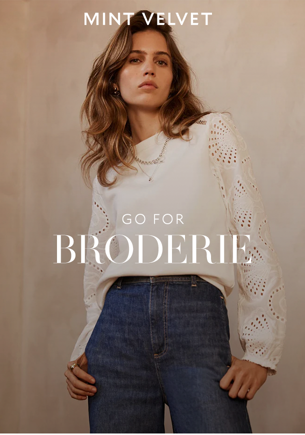 MINT VELVET GO FOR BRODERIE