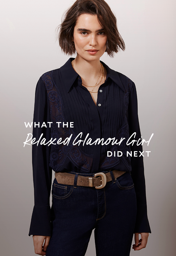 WHAT THE RELAXED GLAMOUR GIRL DID NEXT 