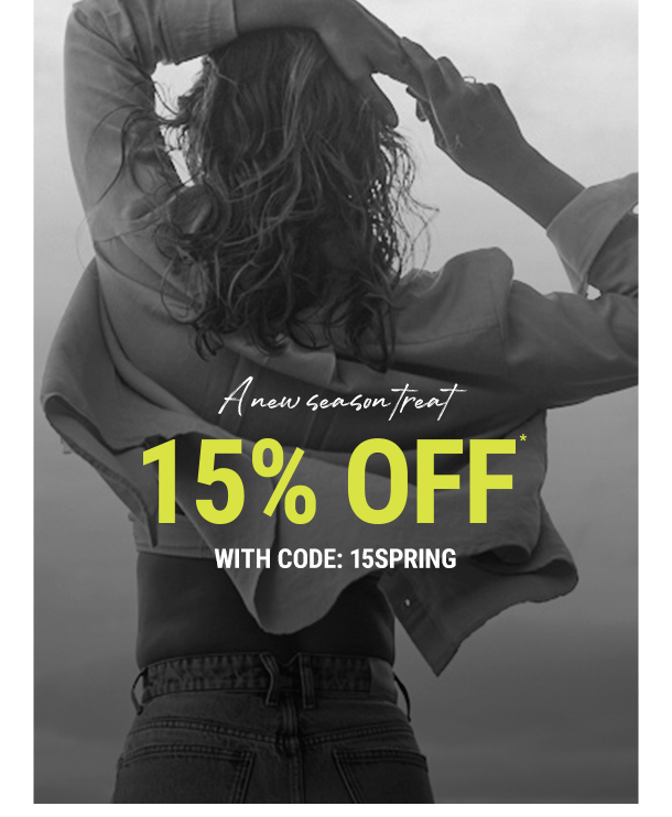 A new season treat. 15% off with code: 15SPRING