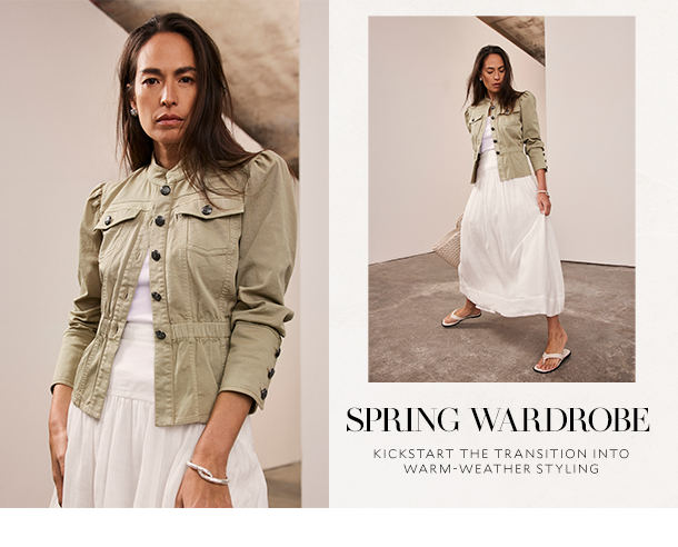 Kickstart the transition into warm-weather styling