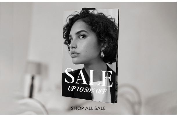 SALE UP TO 50% OFF. SHOP ALL SALE. 