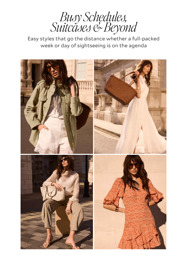 BUSY SCHEDULES, SUITCASES & BEYOND