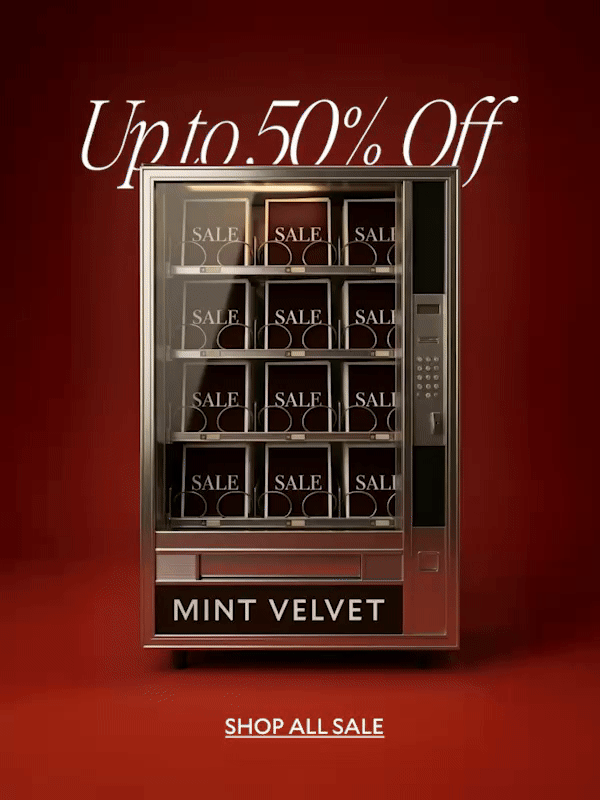 Up to 50% Off. SHOP ALL SALE