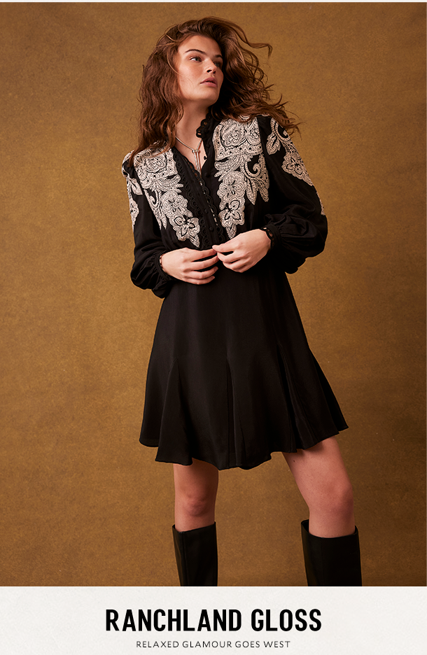 RANCHLAND GLOSS. RELAXED GLAMOUR GOES WEST.