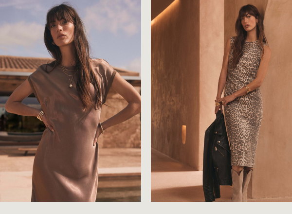 Festival Bound. Taking the stress out of festival dressing, go-to wardrobe shapes are upgraded with field-cool touches
