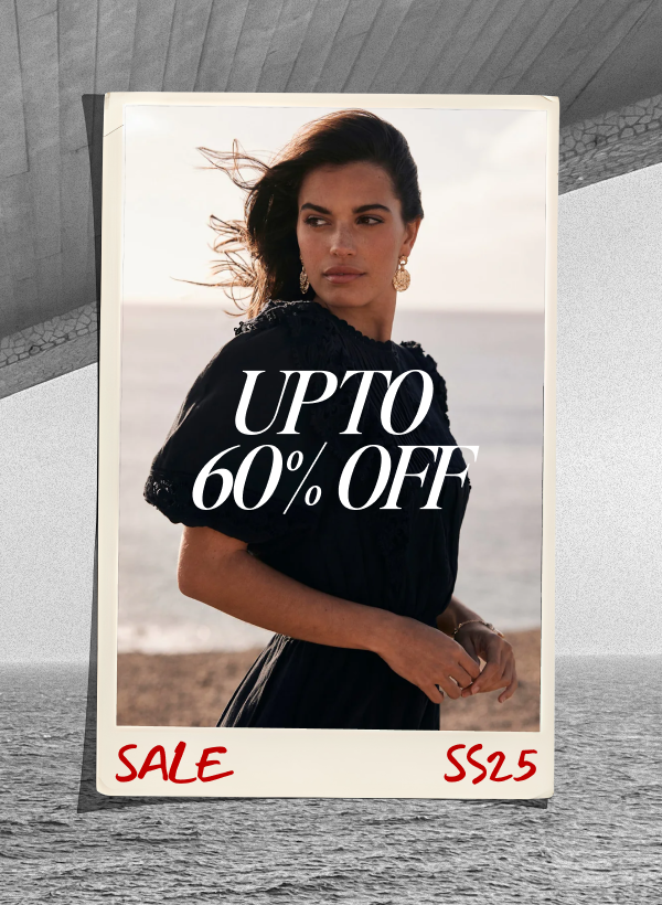 UP TO 60% OFF. SALE SS25