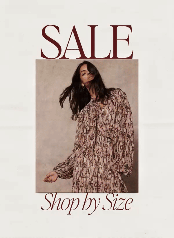 SALE Shop by size