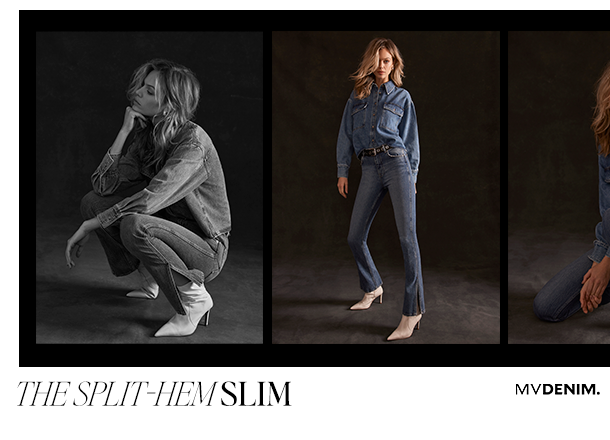 THE SPLIT-HEM SLIM. MVDENIM. 