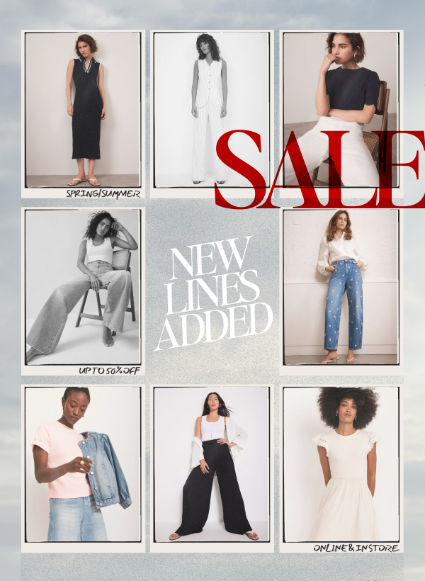 SALE. NEW LINES ADDED.