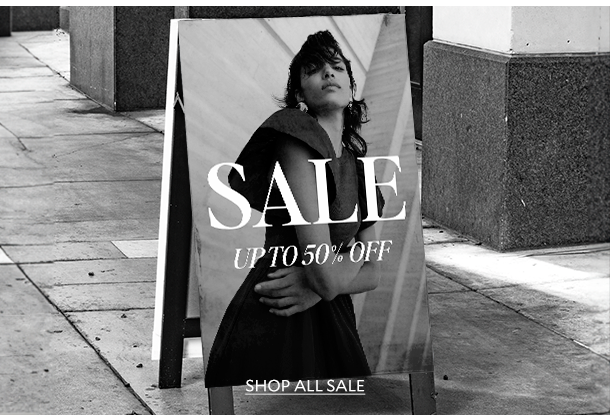 SALE UP TO 50% OFF. SHOP ALL SALE. 