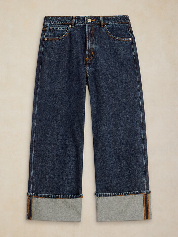 Shop Bailey Straight Turn Up Jeans