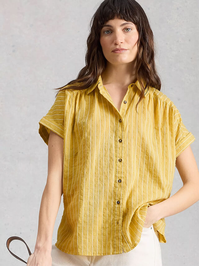 Shop Orla Button Through Collared Shirt