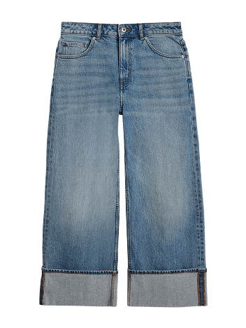 Shop Bailey Straight Turn Up Jeans
