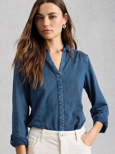 Shop Annie Indigo Jersey Shirt
