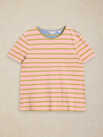 Shop Abbie Striped Short Sleeve Tee